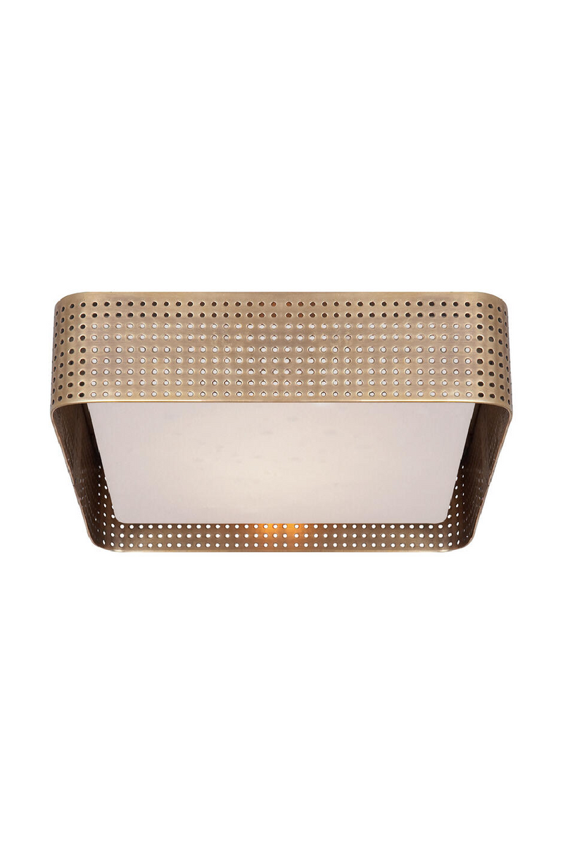 Perforated Square Ceiling Lamp | Andrew Martin Precision | Oroatrade.com