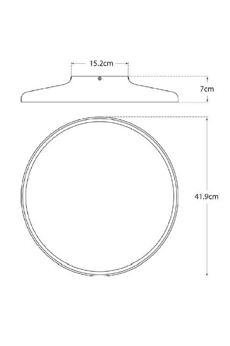 Frosted Round Ceiling Lamp | Andrew Martin Dot | Oroatrade.com