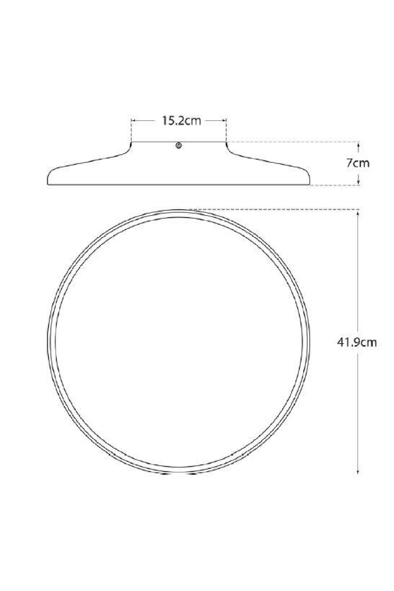 Frosted Round Ceiling Lamp | Andrew Martin Dot | Oroatrade.com