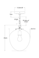 Acorn-Shaped Pendant Light | Andrew Martin Katie | Oroatrade.com