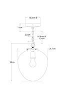 Acorn-Shaped Pendant Light | Andrew Martin Katie | Oroatrade.com