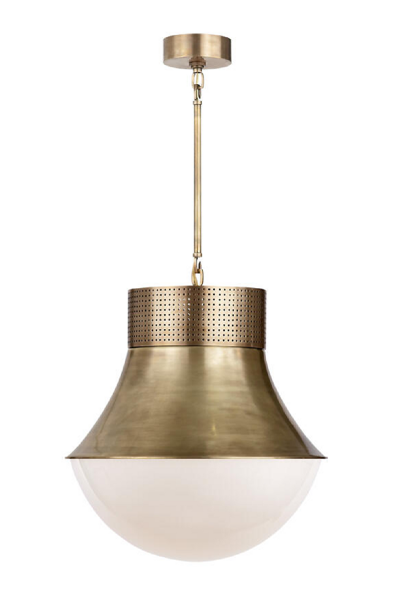 Curved Metal Pendant Lamp | Andrew Martin Precision  | Oroatrade.com