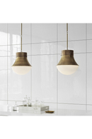 Curved Metal Pendant Lamp | Andrew Martin Precision  | Oroatrade.com