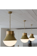 Curved Metal Pendant Lamp | Andrew Martin Precision  | Oroatrade.com