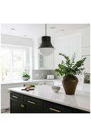 Curved Metal Pendant Lamp | Andrew Martin Precision  | Oroatrade.com