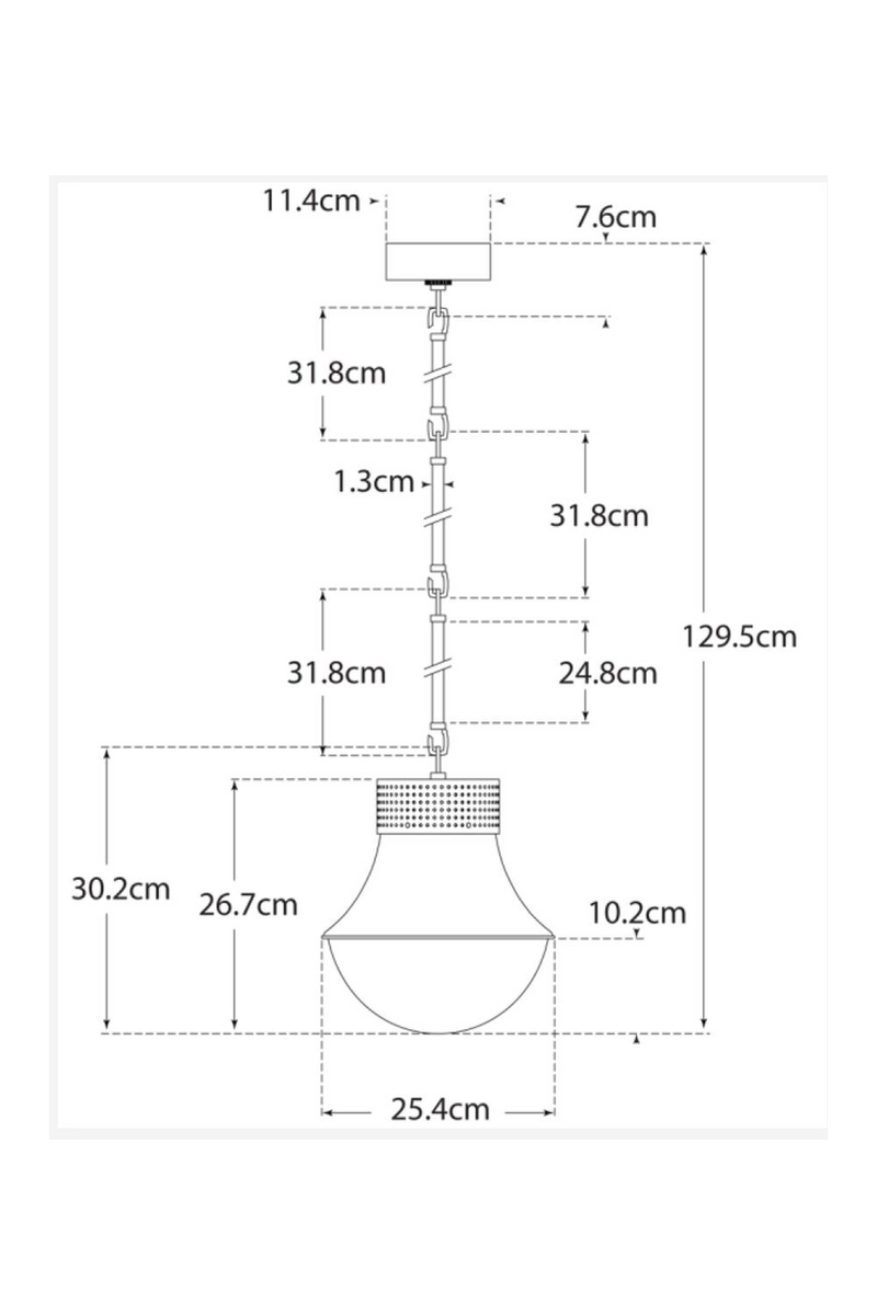 Curved Metal Pendant Lamp | Andrew Martin Precision  | Oroatrade.com