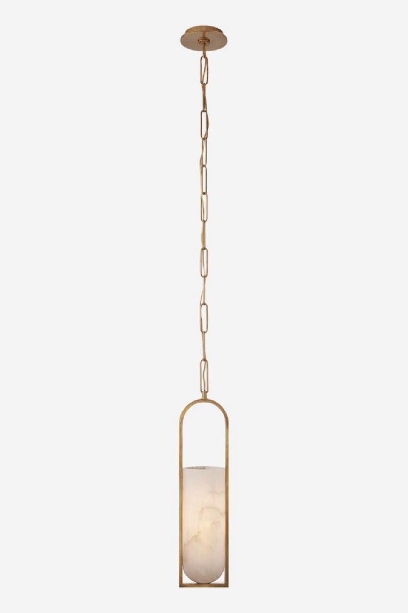 Elongated Alabaster Pendant Lamp | Andrew Martin Melange | Oroatrade.com