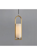Elongated Alabaster Pendant Lamp | Andrew Martin Melange | Oroatrade.com