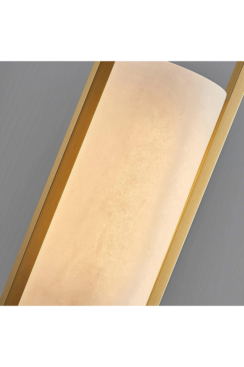 Elongated Alabaster Pendant Lamp | Andrew Martin Melange | Oroatrade.com