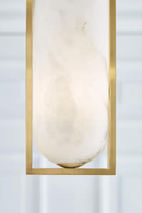 Elongated Alabaster Pendant Lamp | Andrew Martin Melange | Oroatrade.com