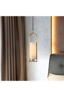 Elongated Alabaster Pendant Lamp | Andrew Martin Melange | Oroatrade.com
