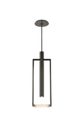 Carved Alabaster Disc Pendant Lamp | Andrew Martin Melange | Oroatrade.com