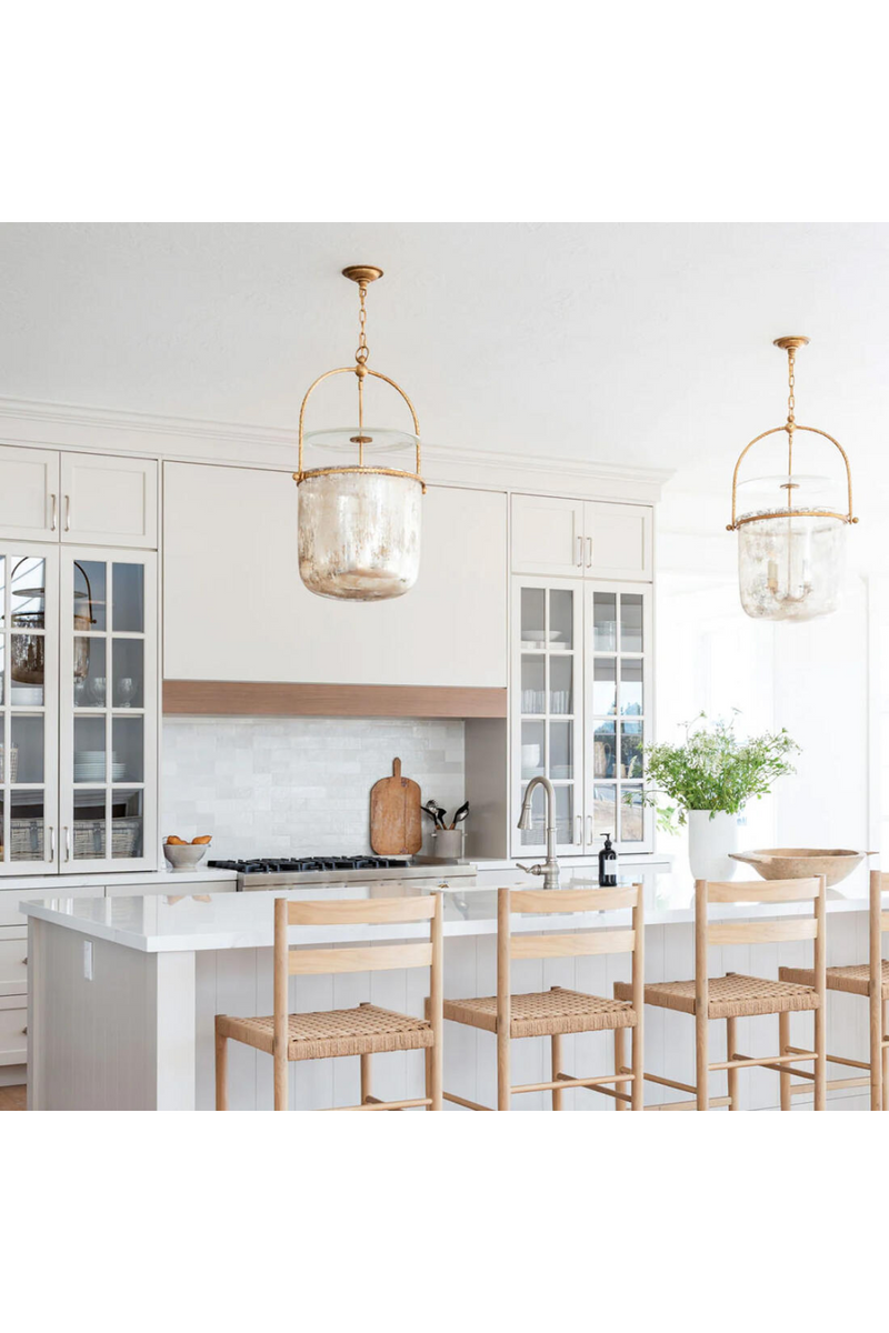 Antiqued Mercury Glass Pendant Lamp | Andrew Martin Lorford | Oroatrade.com