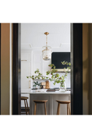 Antiqued Mercury Glass Pendant Lamp | Andrew Martin Lorford | Oroatrade.com