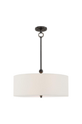 White Linen Shade Ceiling Lamp | Andrew Martin Reed | Oroatrade.com