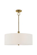 White Linen Shade Ceiling Lamp | Andrew Martin Reed | Oroatrade.com