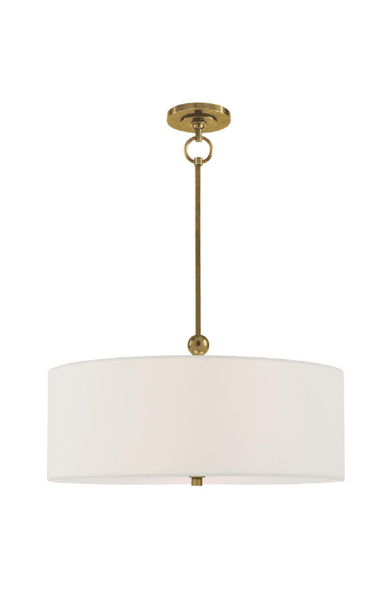 White Linen Shade Ceiling Lamp | Andrew Martin Reed | Oroatrade.com