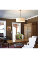 White Linen Shade Ceiling Lamp | Andrew Martin Reed | Oroatrade.com