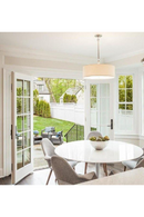 White Linen Shade Ceiling Lamp | Andrew Martin Reed | Oroatrade.com