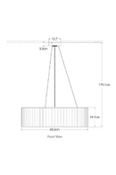 Pleated Shade Pendant Lamp | Andrew Martin Palati | Oroatrade.com