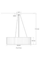 Pleated Shade Pendant Lamp | Andrew Martin Palati | Oroatrade.com