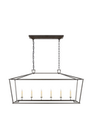 Steel-Framed Linear Pendant Lamp | Andrew Martin Darlana | Oroatrade.com