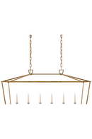 Steel-Framed Linear Pendant Lamp | Andrew Martin Darlana | Oroatrade.com