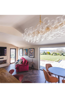 Swirl Patterned Glass Orbs Chandelier | Andrew Martin Talia | Oroatrade.com