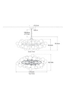 Swirl Patterned Glass Orbs Chandelier | Andrew Martin Talia | Oroatrade.com