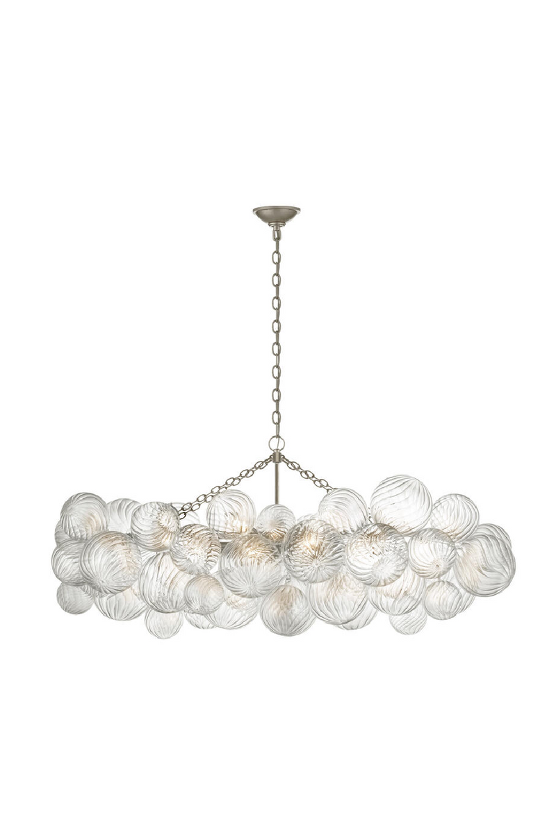 Swirl Patterned Glass Orbs Chandelier | Andrew Martin Talia | Oroatrade.com