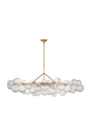 Swirl Patterned Glass Orbs Chandelier | Andrew Martin Talia | Oroatrade.com