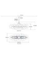 Swirl Patterned Glass Orbs Chandelier | Andrew Martin Talia | Oroatrade.com