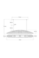 Striated Metal Pendant Lamp | Andrew Martin Utopia | Oroa.com