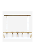 5-Light Linear Pendant Lamp | Andrew Martin Presidio | Oroatrade.com