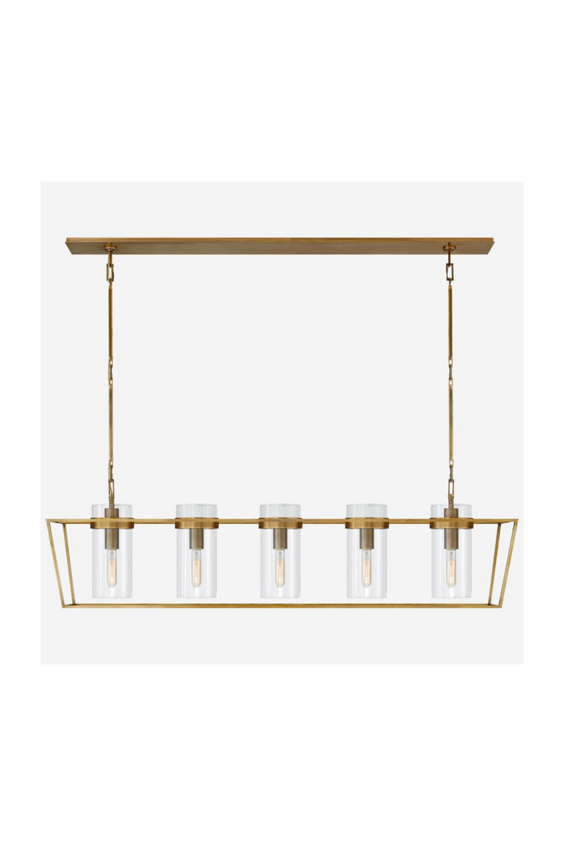 5-Light Linear Pendant Lamp | Andrew Martin Presidio | Oroatrade.com