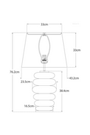 Antiqued White Ceramic Table Lamp | Andrew Martin Phoebe | Oroatrade.com