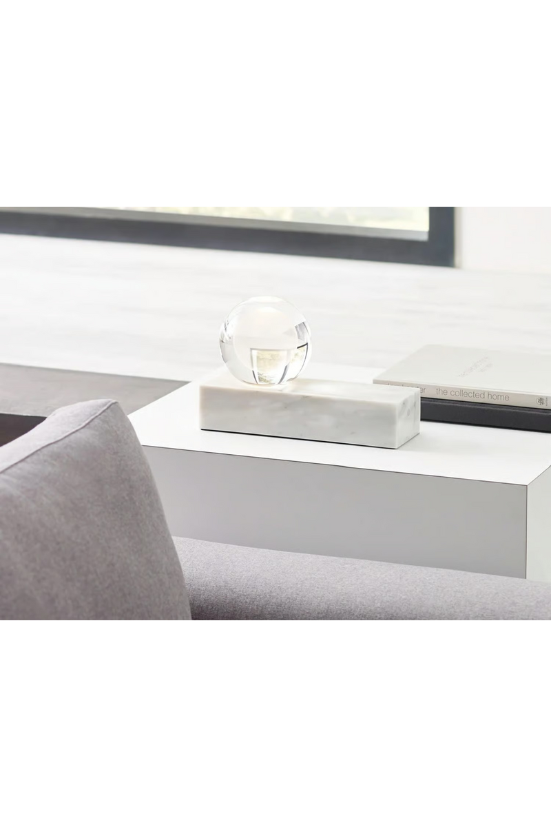 Marble Base Sphere Table Lamp | Andrew Martin Mina | Oroatrade.com