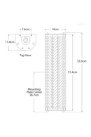 Vintage Crystal Wall Lamp | Andrew Martin Eaton | Oroatrade.com