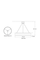 Metal Ring Chandelier | Andrew Martin Connery | Oroatrade.com