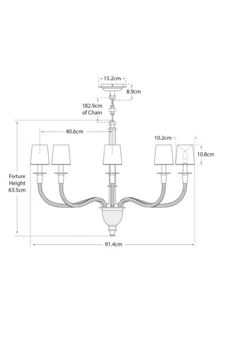 Curved Crystals Chandelier | Andrew Martin Vivian