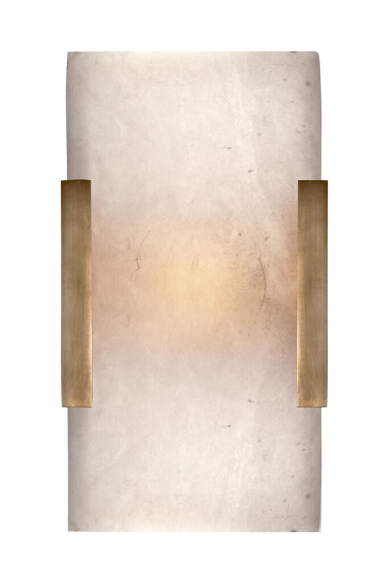 Rectangular Alabaster Wall Lamp | Andrew Martin Covet | Oroatrade.com