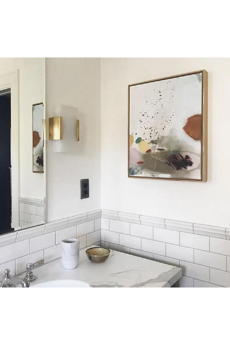 Rectangular Alabaster Wall Lamp | Andrew Martin Covet | Oroatrade.com