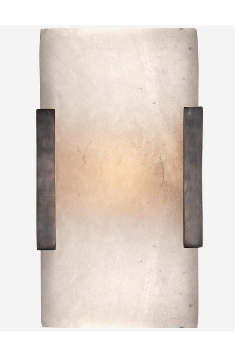 Rectangular Alabaster Wall Lamp | Andrew Martin Covet | Oroatrade.com