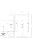 Rectangular Alabaster Wall Lamp | Andrew Martin Covet | Oroatrade.com