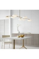 Rotating Glass Petals Chandelier | Andrew Martin Brindille | Oroatrade.com