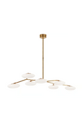 Rotating Glass Petals Chandelier | Andrew Martin Brindille | Oroatrade.com