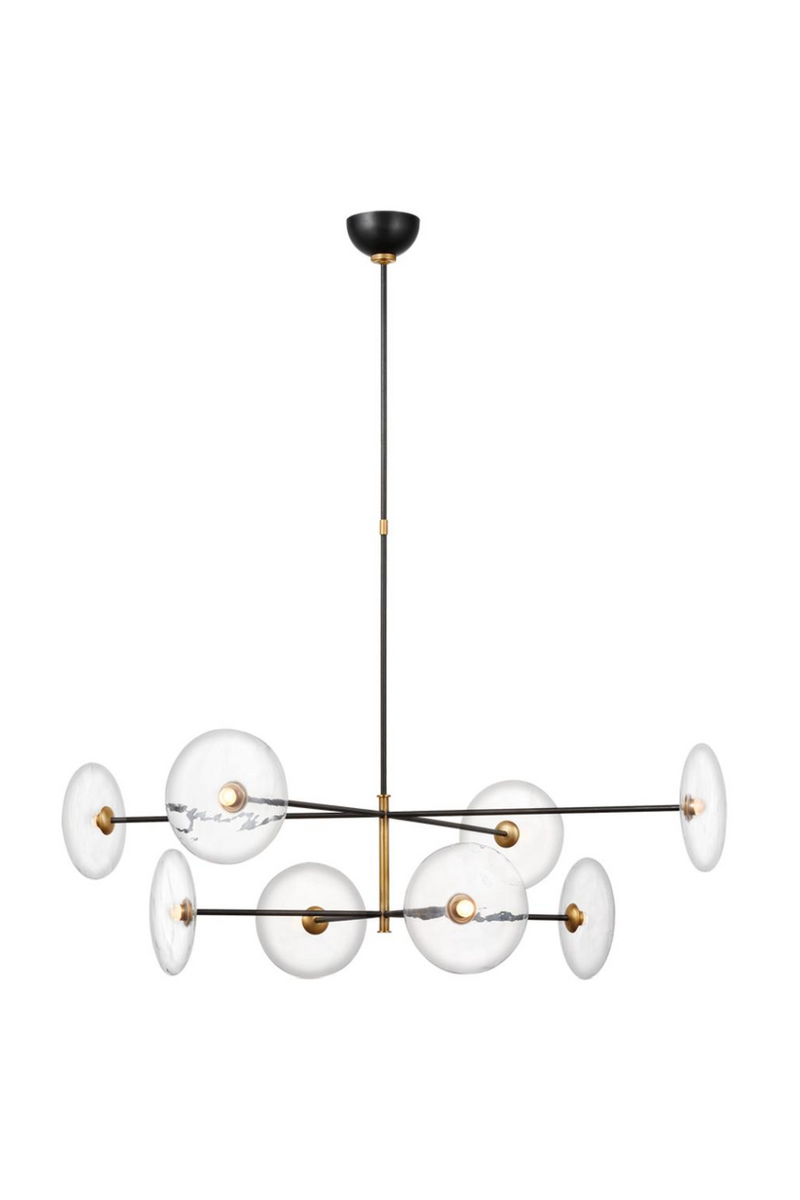 Glass Discs Radial Chandelier | Andrew Martin Calvino | Oroatrade.com
