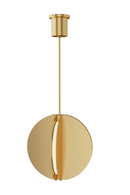 Natural Brass Pendant Lamp | Andrew Martin Bau | Oroatrade.com