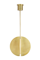 Natural Brass Pendant Lamp | Andrew Martin Bau | Oroatrade.com