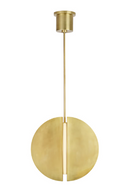 Natural Brass Pendant Lamp | Andrew Martin Bau | Oroatrade.com
